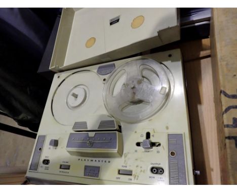 Fidelity Playmaster reel to reel tape player. All electrical items in this lot have been PAT tested for safety and have passe
