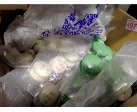 Large quantity of ceramic drawer knobs. Not available for in-house P&amp;P 