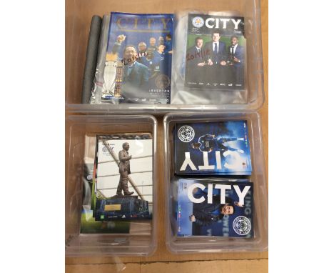 Assortment of 1970s - 2020s Leicester City Football programmes&nbsp;