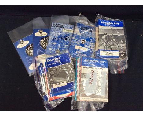 Assortment of 1960s Leicester City Football Club football programs&nbsp;