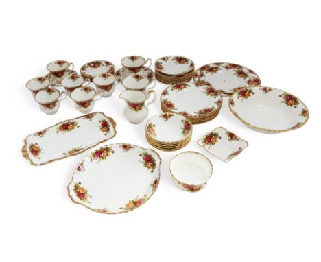 A mid 20th Century Shelley dinner service to include two tureens along with a mid 20th Century Royal Albert tea/coffee china 