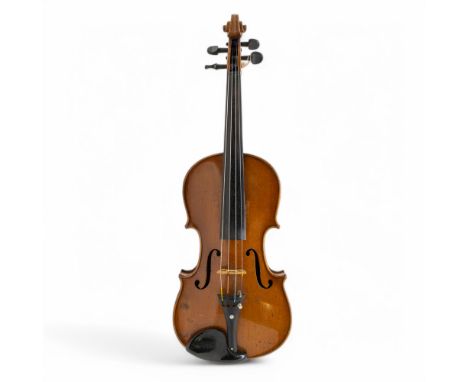  An early 20th Century Vienna Havelar cased violin with bow.