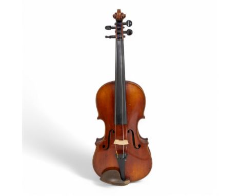  A 19th Century imperial violin, with bow and carry case.