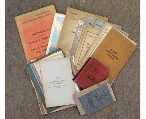 Eighteen publications by the Big Four: LMS - 5 including Diagrams of trimmings (1930) and General Regulations for Westinghous