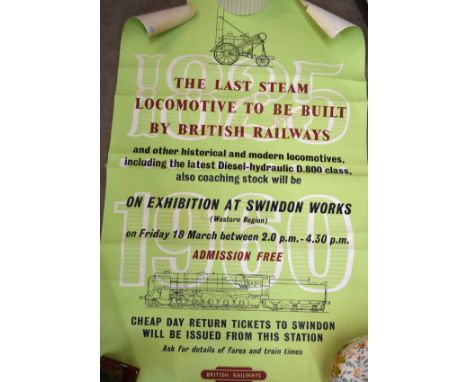 Fourteen tubes of rolled posters, pictures, photographs and maps including an LNER map on linen showing rail connected collie