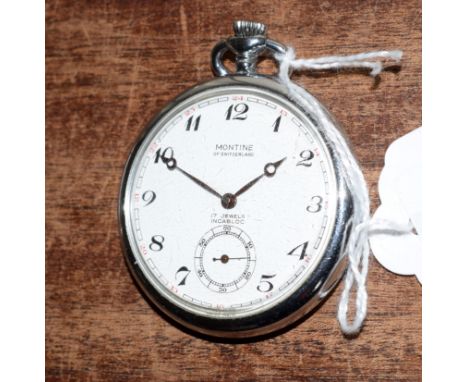 Railway-interest BR(M) 788 fob watch by Montine of Switzerland.