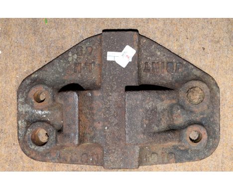 Railway Chair: Large M&amp;GN rail chair ‘M&amp;GN 85 1910 JOINT LH’