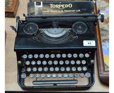 A German torpedo typewriter.