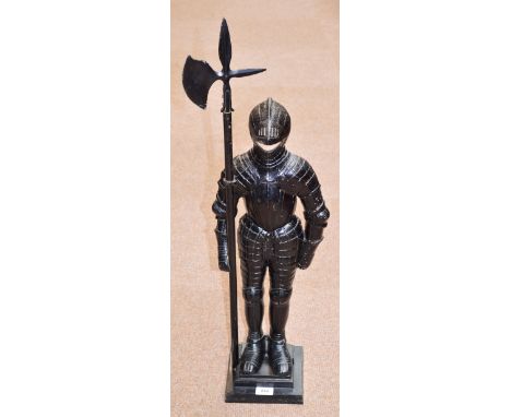 A painted "Night" companion stand, lacking tools, height 85cm.
