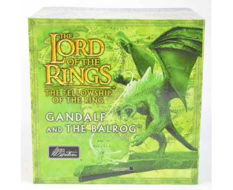 A boxed W.Britain Lord of the Rings hand painted diorama, Gandalf and the Balrog.