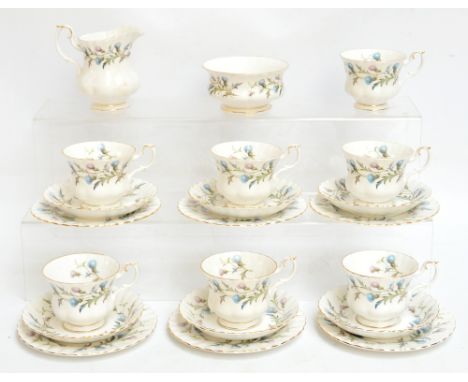 A Royal Albert part "Brigadoon" tea service.