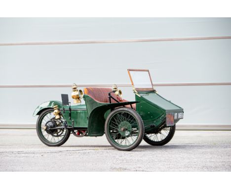 Offered for sale by the Hurlock family1910 AC SociableRegistration no. KT 8655Chassis no. 9726*Historic early AC three-wheele