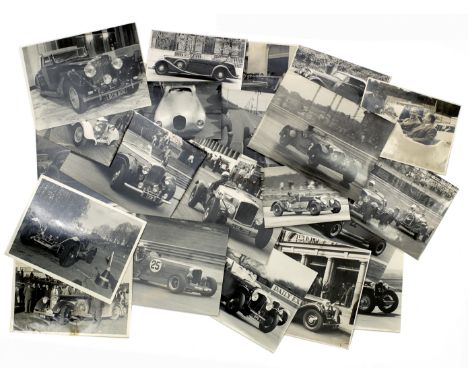 A collection of photographs depicting Derby and Crewe Bentleys,approximately 100 mainly monochrome photographs of assorted si