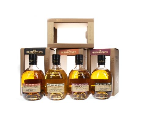 GLENROTHES SELECT RESERVE Single Malt Scotch Whisky 700ml, 40% volume, in carton. GLENROTHES BOURBON CASK SERVE Single Malt S