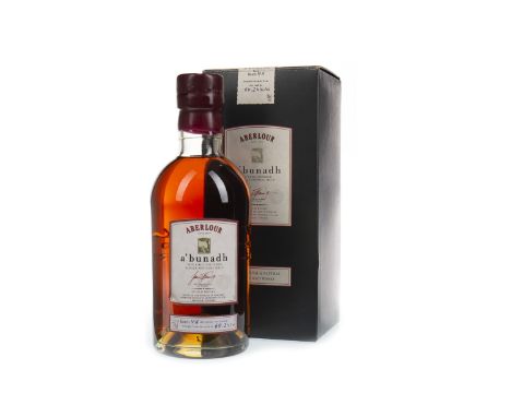 ABERLOUR A'BUNADH BATCH 8 Single Malt Scotch Whisky Matued in Oloroso sherry butts. 70cl, 60.2% volume, in carton.