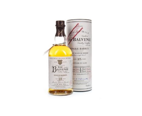BALVENIE SINGLE BARREL 15 YEARS OLD SANDY GRANT GORDON BOTTLING Single Malt Scotch Whisky Matured in cask no. 12558, bottled 