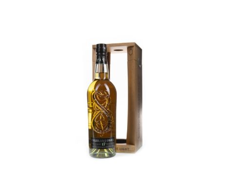 HIGHLAND PARK 'THE LIGHT' 17 YEARS OLD Single Malt Scotch Whisky Matured in American oak casks, one of 28,000 bottles. 700ml,
