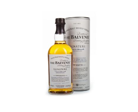 BALVENIE SIGNATURE AGED 12 YEARS BATCH NO.1 Single Malt Scotch Whisky 70cl, 40% volume, in tube.