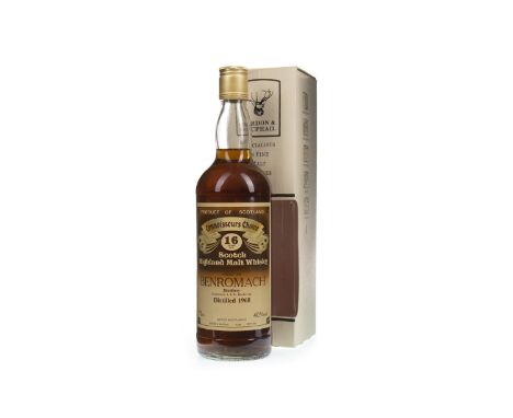 BENROMACH 1968 CONNOISSEURS CHOICE 16 YEARS OLD Single Malt Scotch Whisky 75cl, 40% volume, in carton.