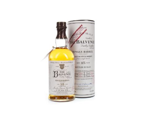 BALVENIE SINGLE BARREL 15 YEARS OLD SANDY GRANT GORDON BOTTLING Single Malt Scotch Whisky Matured in cask no. 12558, bottled 