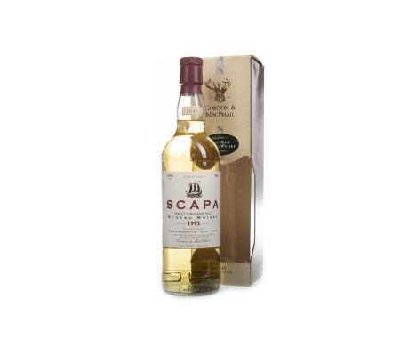 SCAPA 1993 GORDON &amp; MACPHAIL Single Malt Scotch Whisky Bottled 2009. 70cl, 40% volume, in carton.