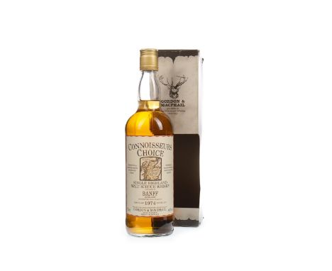 BANFF 1974 CONNOISSEURS CHOICE Single Malt Scotch Whisky 75cl, 40% volume, in carton.