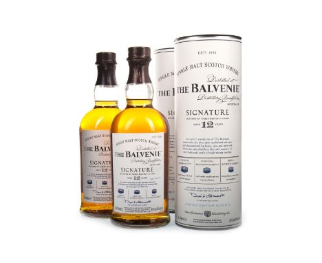 BALVENIE SIGNATURE AGED 12 YEARS BATCH NO. 4 Single Malt Scotch Whisky Matured in a combination of sherry and bourbon casks. 