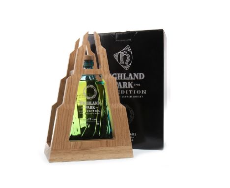 HIGHLAND PARK ICE AGED 17 YEARS Single Malt Scotch Whisky One of 30,000 bottles. 700ml, 53.9% volume, in wooden casing and ou