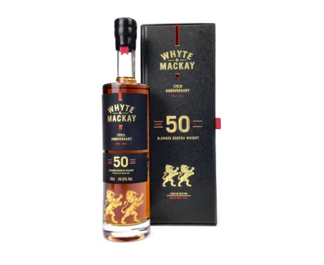 WHYTE &amp; MACKAY 175TH ANNIVERSARY 50 YEARS OLD - 50CLBlended Scotch Whisky Filled to cask 16 June 1966, matured in bourbon