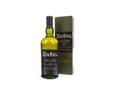 ARDBEG 17 YEARS OLD Single Malt Scotch Whisky 70cl, 40% volume, in carton.