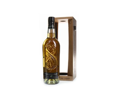 HIGHLAND PARK 'THE LIGHT' 17 YEARS OLD Single Malt Scotch Whisky Matured in American oak casks, one of 28,000 bottles. 700ml,