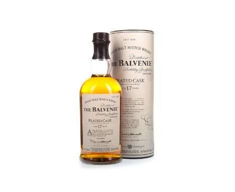 BALVENIE PEATED CASK AGED 17 YEARS Single Malt Scotch Whisky Finished in heavily peated casks. 70cl, 48.7% volume, in tube.