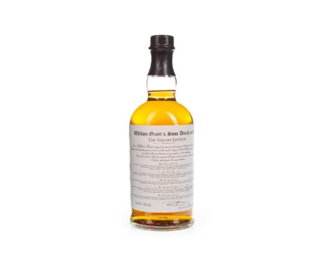 WILLIAM GRANT &amp; SONS - THE VALUES EDITION (BALVENIE) Single Malt Scotch Whisky An unusual bottling given only to distille