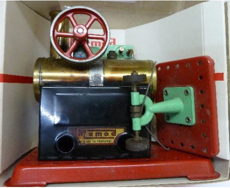 A Mamod Minor 2 steam engine, boxed