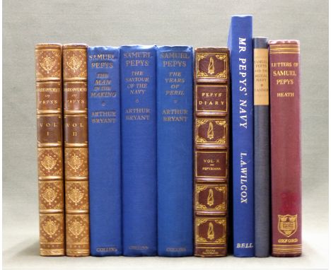 Pepys (Samuel) THE LIFE, JOURNALS AND CORRESPONDENCE OF...  2 vol. half-titles, frontispiece vol. 1, 1841 , Binding.- Wheatle