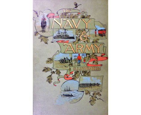.- THE NAVY AND ARMY ILLUSTRATED 1895-1902 12 vol., vols 1-11 &amp; 15 only publisher's pictorial cloth,  folio 