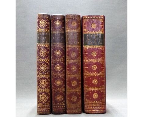 Army.- A LIST OF THE OFFICERS OF THE ARMY... 1784, 86, 92 and 1806 4 vol. bookplates of Edward Parker, Charles Bybie Lyster a