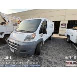 2017 Dodge Ram Promaster 1500 cargo van