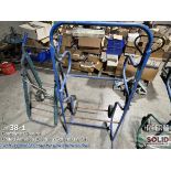 (1) Greenlee 911 wire cart, (1) Greenlee 9510 wire cart