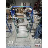 (1) Greenlee 911 wire cart, (1) Greenlee 9510 wire cart