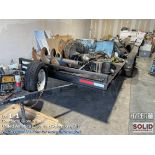 Hauler 22000# Diamond Metal Plated Deck Flatbed trailer