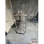 50” wide x 63” tall portable metal cart