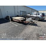 2013 PJ 14000# Wooden Deck, Flatbed tilt trailer
