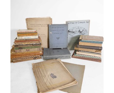 Chinese sale catalogues and reference books, a large quantity, including: Sotheby's catalogue of Chinese and Japanese art, 19