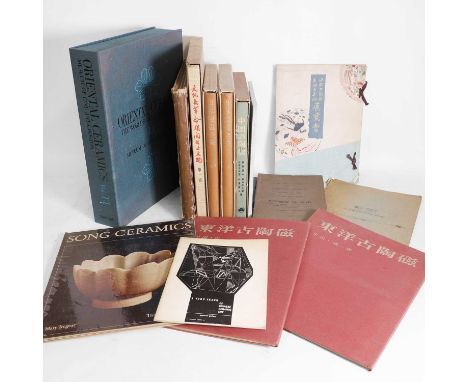 Ceramics: Quantity, including: Oriental Ceramics. The World's Great Collections vol. 11; Nihon Kotoji Shina kobijutsu tenrank