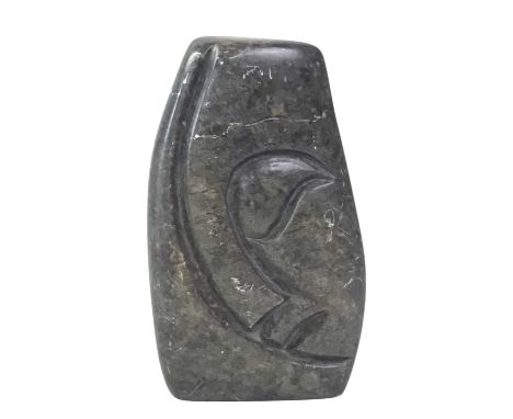 CONTINENTAL STONEWARE VESSEL, ALONG WITH A JUG, FIGURE AND STONE CARVING the vessel of teardrop form, the jug in lustre glaze