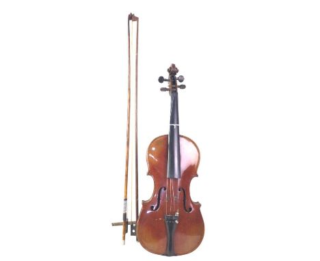 VIOLIN AFTER STRADIVARIUS, WITH TWO BOWS one bow named Golden Strad