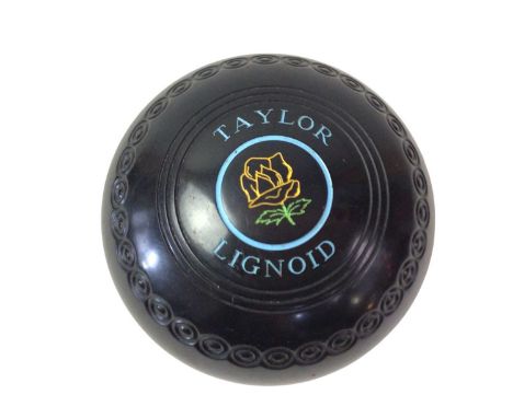 SET OF FOUR LAWN BOWLS, BY THOMAS TAYLOR (BOWLS) LTD size 5