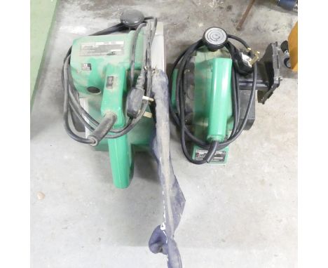 A Hitachi SB-110 belt sander, and a P20SA planer. (2) 