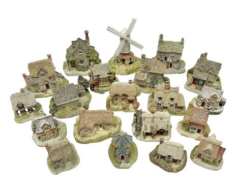 Twenty Lilliput Lanes, including The Chocolate House, Chiltern Mill, Blaise Hamlet, St Kevin Church, some with deeds and orig